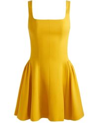 Alice + Olivia - Vera Fit-And-Flare Mini Dress - Lyst
