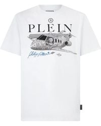 Philipp Plein - Teddy Plane Crystal-Embellished T-Shirt - Lyst