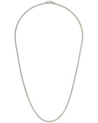 Tom Wood Collier Sharp en argent sterling - Métallisé