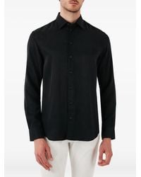 Emporio Armani - Buttoned Pattern Shirt - Lyst