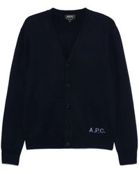 A.P.C. - Kenny Cardigan - Lyst