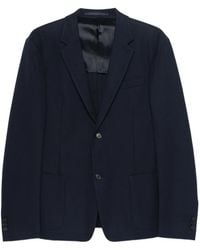 Prada - Single-Breasted Blazer - Lyst