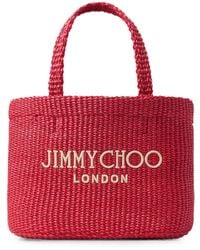 Jimmy Choo - Borsa Mini Beach East-West Con Manico - Lyst