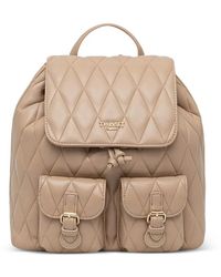 Twinset - Quilted Leather Backpack - Lyst