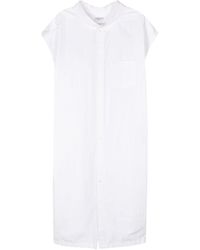 Balenciaga - Logo-embroidered Shirt Dress - Lyst