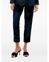 Silvia Tcherassi - Moad Velvet-Effect Trousers - Lyst
