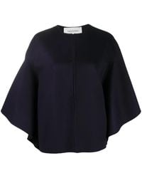 Valentino Garavani - Open Front Draped Sleeves Jacket - Lyst