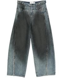 Feng Chen Wang - Gradient-Effect Denim Jeans - Lyst