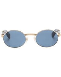 Cartier - Sonnenbrille mit rundem Gestell - Lyst