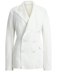 Ralph Lauren - Cosgrove Double-Breasted Twill Blazer - Lyst