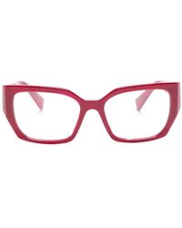 Miu Miu - Gafas de sol con logo en relieve - Lyst