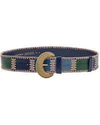 Maliparmi - Patchwork Snakeskin-Effect Belt - Lyst