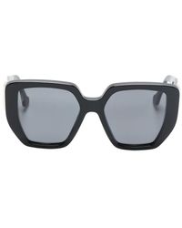 Gucci - Double G Oversized-frame Sunglasses - Lyst
