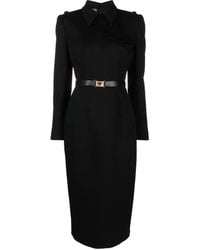 Prada - ベルテッド ドレス - Lyst