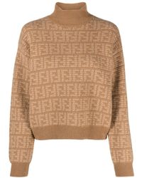 Fendi - Monogram Cashmere Sweater - Women's - Cashmere/elastane - Lyst