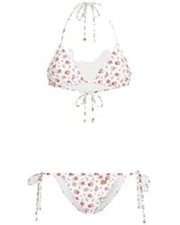 Dolce & Gabbana - Dolce & Gabbana Floral Bikini - Lyst