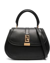 Versace - Greca Goddess Leather Tote Bag - Lyst