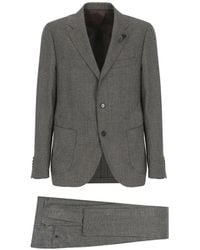 Lardini - Flower-Button Suit - Lyst