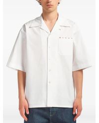 Marni - Logo-Print Bowling Shirt - Lyst