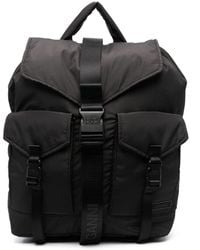 Ganni - Black Tech Backpack - Lyst