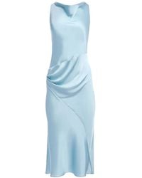 Nina Ricci - Asymmetrical Open-Back Midi Dress - Lyst