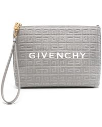 Givenchy - Pouch con ricamo 4G - Lyst