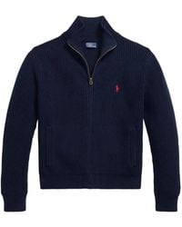 Polo Ralph Lauren - Ribbed-Knit Cardigan - Lyst