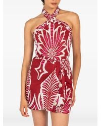 Poupette - Manon Floral-Print Mini Dress - Lyst