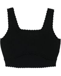 Sandro - Cropped Decorative Knit Top - Lyst