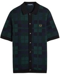 Fred Perry - Tartan Button-Up Shirt - Lyst