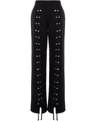 Hamza - Eyelet Lace-Up Trousers - Lyst