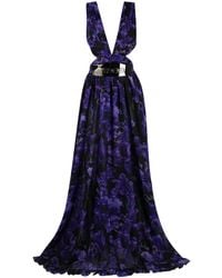 Philipp Plein - フローラル マキシドレス - Lyst