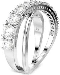 Swarovski - Hyperbola Ringe Mit Kristallen - Lyst