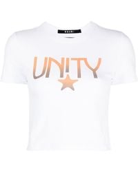 Ksubi - Unity Star Cropped T-shirt - Lyst