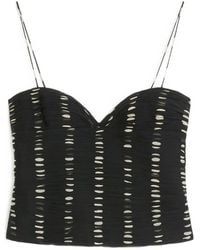 Valentino Garavani - Plusdepois-Print Chiffon Top - Lyst