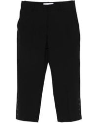 IRO - Aqua Broek Verfraaid Met Knoop - Lyst