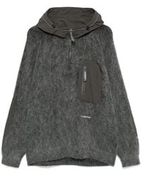 and wander - Hoodie À Effet Brossé - Lyst