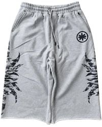 LOSTSHDWS - Graphic-Print Sweat Shorts - Lyst