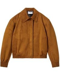 Stella McCartney - Collared Ribbed-Trim Jacket - Lyst