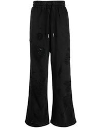 Feng Chen Wang - Pantalones de chándal con efectos desgarrados - Lyst