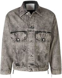 Setchu - Button-Collar Jacket - Lyst