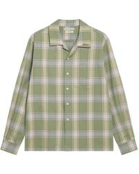 JW Anderson - Check-Print Camp-Collar Shirt - Lyst