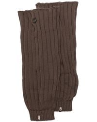 UGG - Ribbed-Knit Button-Detail Legwarmers - Lyst