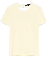 Maje - Top Met Korte Mouwen - Lyst