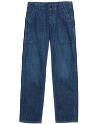Fortela - Fatigue-Pocket Denim Trousers - Lyst