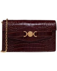 Versace - Medusa '95 Clutch Mit Kroko-Effekt - Lyst