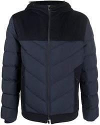Corneliani - Hooded Padded-Design Jacket - Lyst