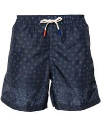 Altea - Floral-Print Swim Shorts - Lyst