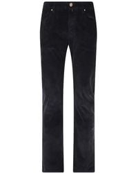 Jacob Cohen - Pantalon Bard Droit À Effet Velours Côtelé - Lyst
