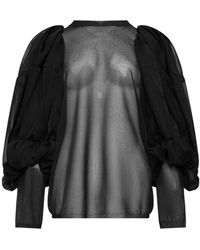 Comme des Garçons - Haut À Manches Bouffantes - Lyst